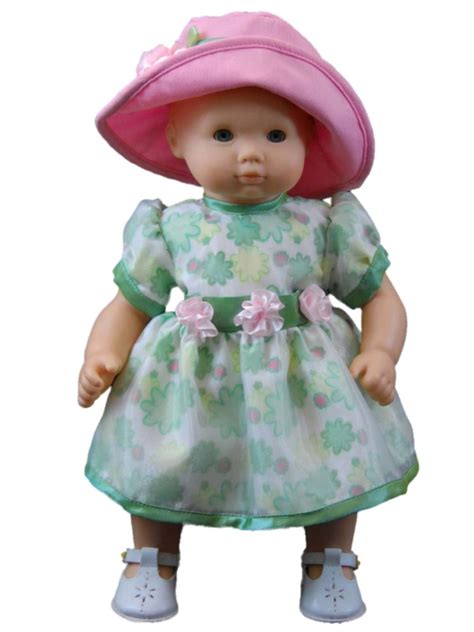 pretty floral dress   american girl bitty baby doll clothes