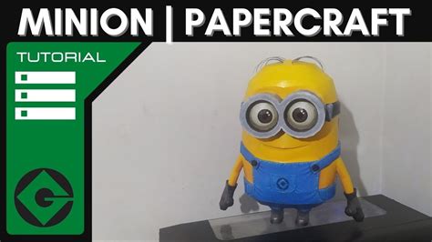 minion papercraft tutorial youtube