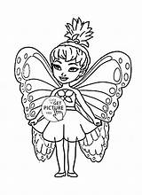 Coloring Pages Cute Fairy Girly Printable Girls Little Fairies Kids Printables Drawing Pretty Boy Girl Color Colouring Garden Getcolorings Gi sketch template