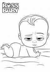 Boss Baby Coloring Pages Printable Movie Book Colouring Drawing Print Color Sheets Kids Pdf Cute Logo sketch template