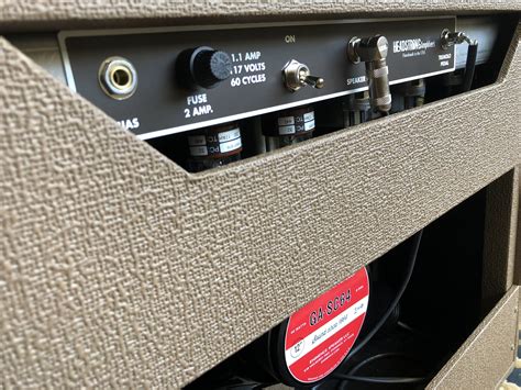 corduroy amp headstrong amplifiers boutique handwired fender style tube amps