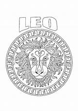 Coloring Pages Zodiac Adult Leo Printable Etsy Mandala Signs Sold Books Choose Board sketch template