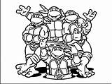 Coloring Pages Ninja Turtle Teenage Print Size Popular sketch template