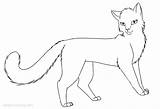 Warrior Cats Coloring Pages Printable Clipart Kids Color Print sketch template