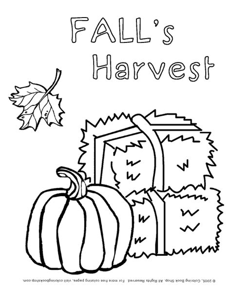 harvest coloring pages