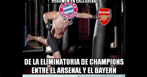 Los Divertidos Memes De La Goleada Del Bayern Munich Sobre Arsenal