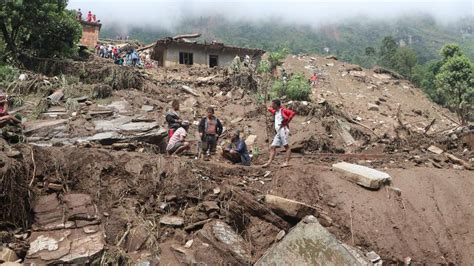 Nepal Landslide Kills At Least 11 People 20 Missing Cgtn