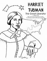 Harriet Tubman sketch template