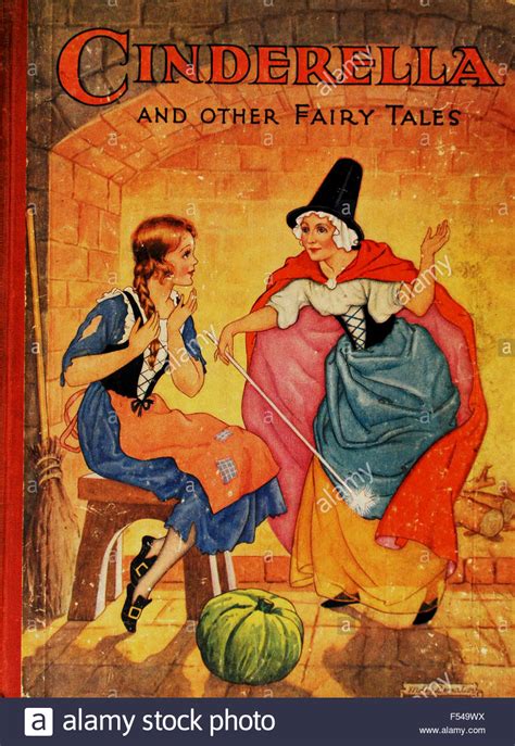 Creepy Looking Cover Of Old Cinderella And Other Fairy