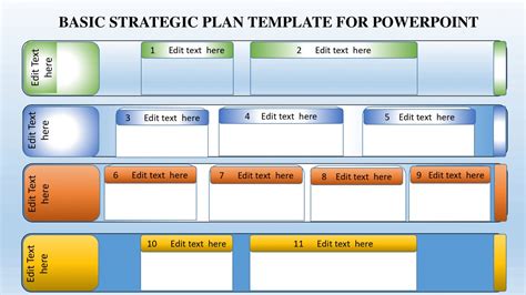 basic strategic plan template  powerpoint slidevilla