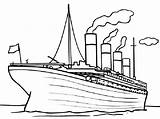 Titanic Coloring Pages Ship Drawing Kids Printable Cruise Outline Colouring Color Boat Sinking Clipart Kolorowanka Kolorowanki Template Rms Sketch Wallpaper sketch template