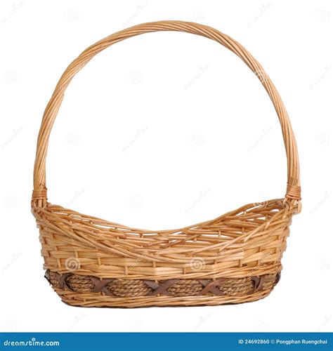 basket stock photo image  object studio wood wicker