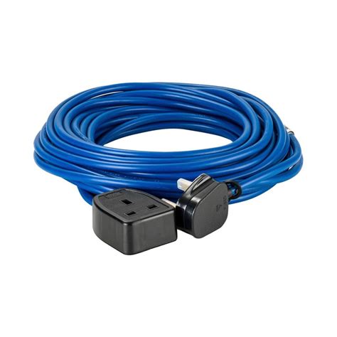 metre  amp  volt mm extension cable lead   power hook  plug socket  dx