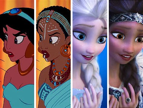 18 Disney Princesses Reimagined As A Different Race