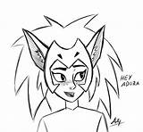 Catra Sketch Ra She Comments Shera Doodles Oc sketch template