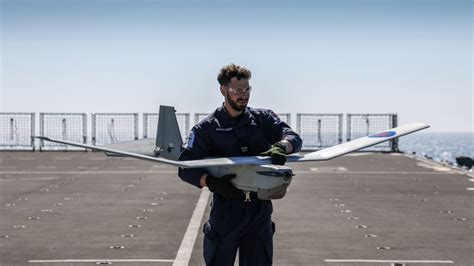 puma drone   leaps  bounds  north sea deployment