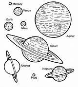 Planeten Kleurplaten Ruimtevaart Planets Coloring Ruimte Planetas Kleurplaat Colorear Spaceship sketch template