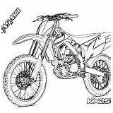 Yamaha Dirt Wr 250f sketch template