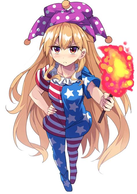 safebooru 1girl american flag dress american flag legwear blonde