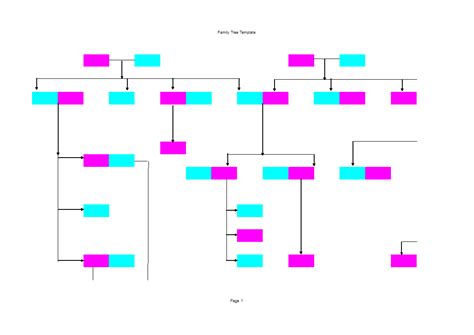 family tree template sample templates  allbusinesstemplatescom