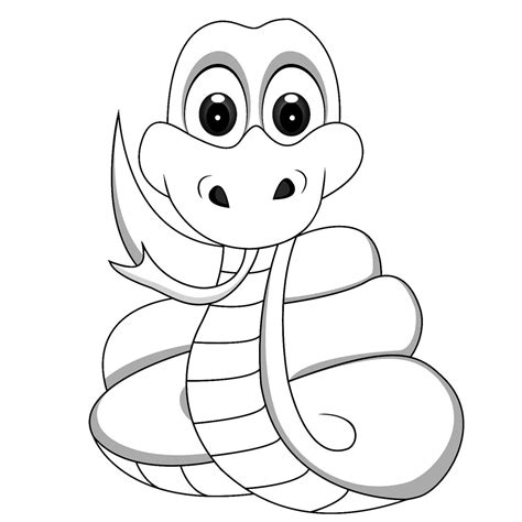 snake coloring page  kids pictures animal place