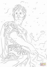 Coloring Caesar Julius Pages Printable sketch template