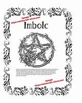Imbolc Sabbat Wiccan sketch template