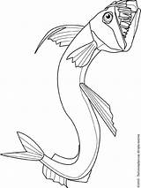 Viperfish Fish Coloring Viper Pages Color Colouring Printable Angler Drawings Life Designlooter Getcolorings Graphics School Lightupyourbrain sketch template