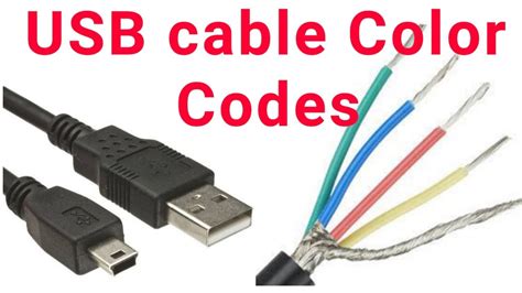 usb cable color code usb cable color code positive  negative usb wire color code youtube