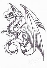 Dragon Tattoo Chinese Outline Coloring Tattoos Pages Arm Designs Wings Outlines Awesome Getcolorings Drawing Blowing Smoke Printable Getdrawings Choose Board sketch template