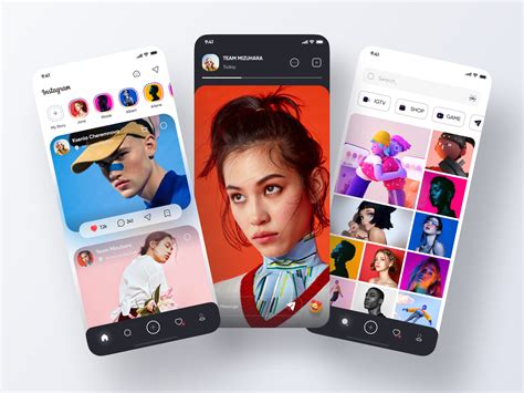 instagram app redesign part   yueyue  top pick studio  dribbble