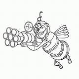 Bee Movie Coloring Pages Books Popular sketch template