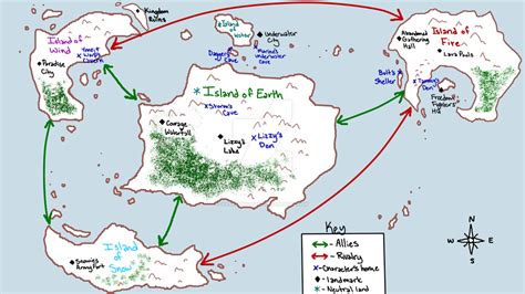 islands map  island descriptions  kasanimation  deviantart