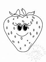 Strawberry Happy Fruit Illustration Vector Coloring Reddit Email Twitter Coloringpage Eu sketch template