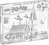 Potter Harry Coloring Hogwarts Pages Lego Great Hall Filminspector Kit Building Basic sketch template