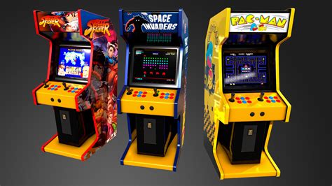 arcade machines  model turbosquid
