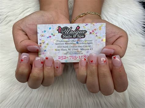 unique nails spa outer banks kitty hawk nc  services