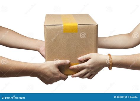 hands  receive  parcel stock image image  receiving