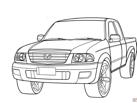 gmc truck coloring page