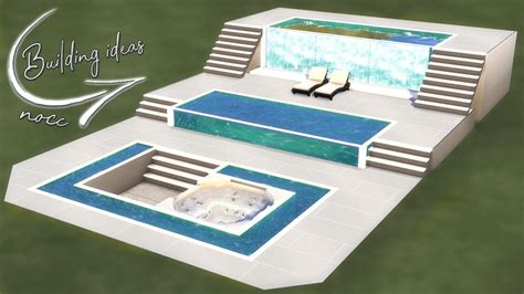 tutorial  modern pool building ideas  sims  youtube