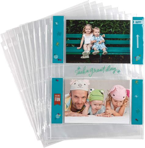 samsill  photo album pages   ring binderarchival photo sleeves