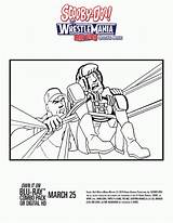 Coloring Mystery Doo Wrestlemania Scooby Pages Dvd Mom Take Review sketch template