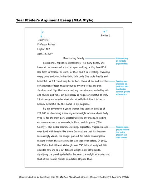 scholarship essay mla format narrative essay