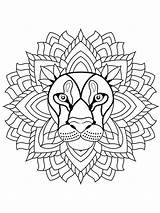 Mandala Lion Colouring Pages Coloringpage Ca Kleurplaten Leeuw Coloring Colour Animal Check Category sketch template