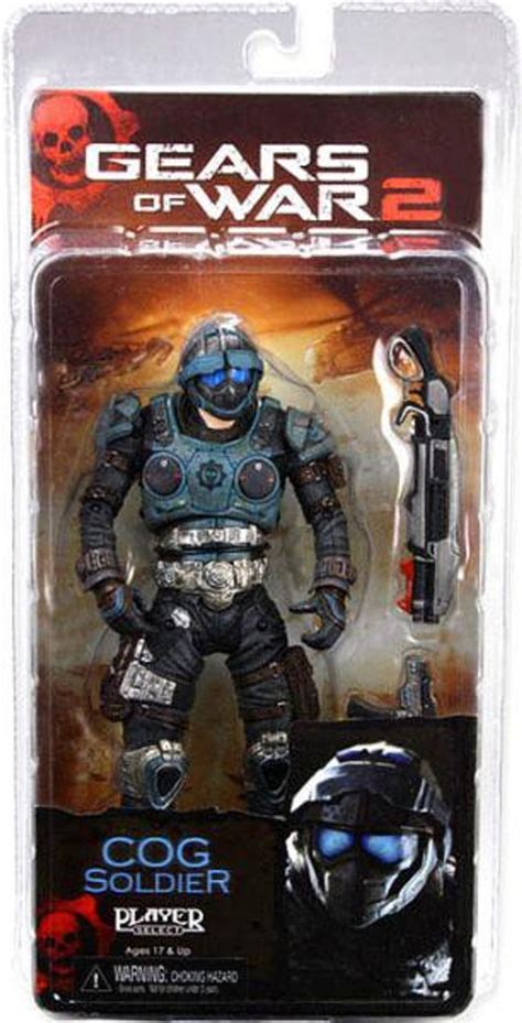 Neca Gears Of War 2 Series 6 Cog Soldier Action Figure Toywiz
