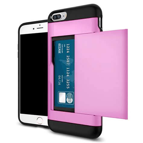 luxury slim card holder shockproof armor case cover  apple iphone    ebay