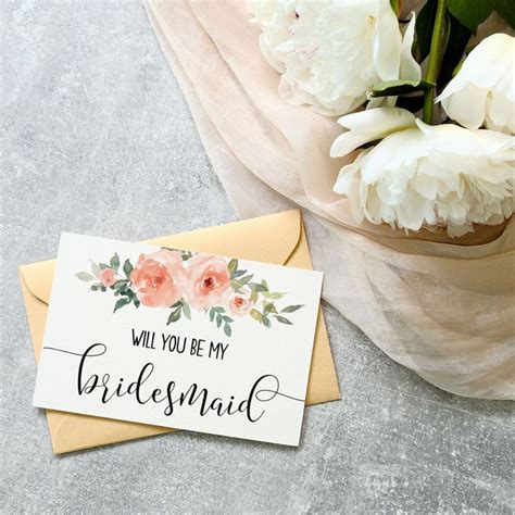 printable bridesmaid proposal card   bridesmaids etsy