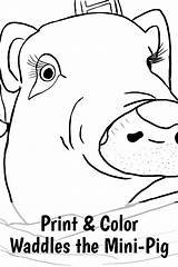 Waddles sketch template