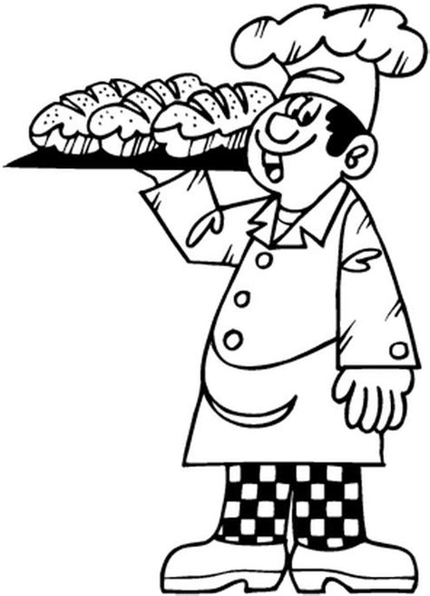 coloring pages baker jobs page  printable coloring pages