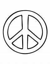 Peace Sign Coloring Pages Printable Kids Clipart Go Small Stencils Cliparts Signs Clip Blank Template Stencil Library Drawing Print Sighn sketch template